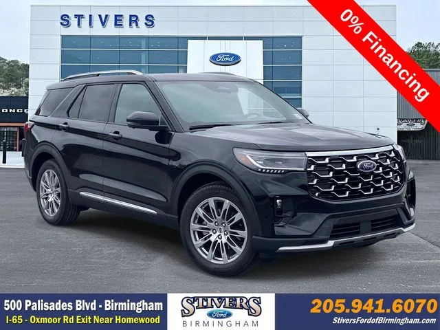 New 2026 Agate Black Metallic Ford Platinum image 1