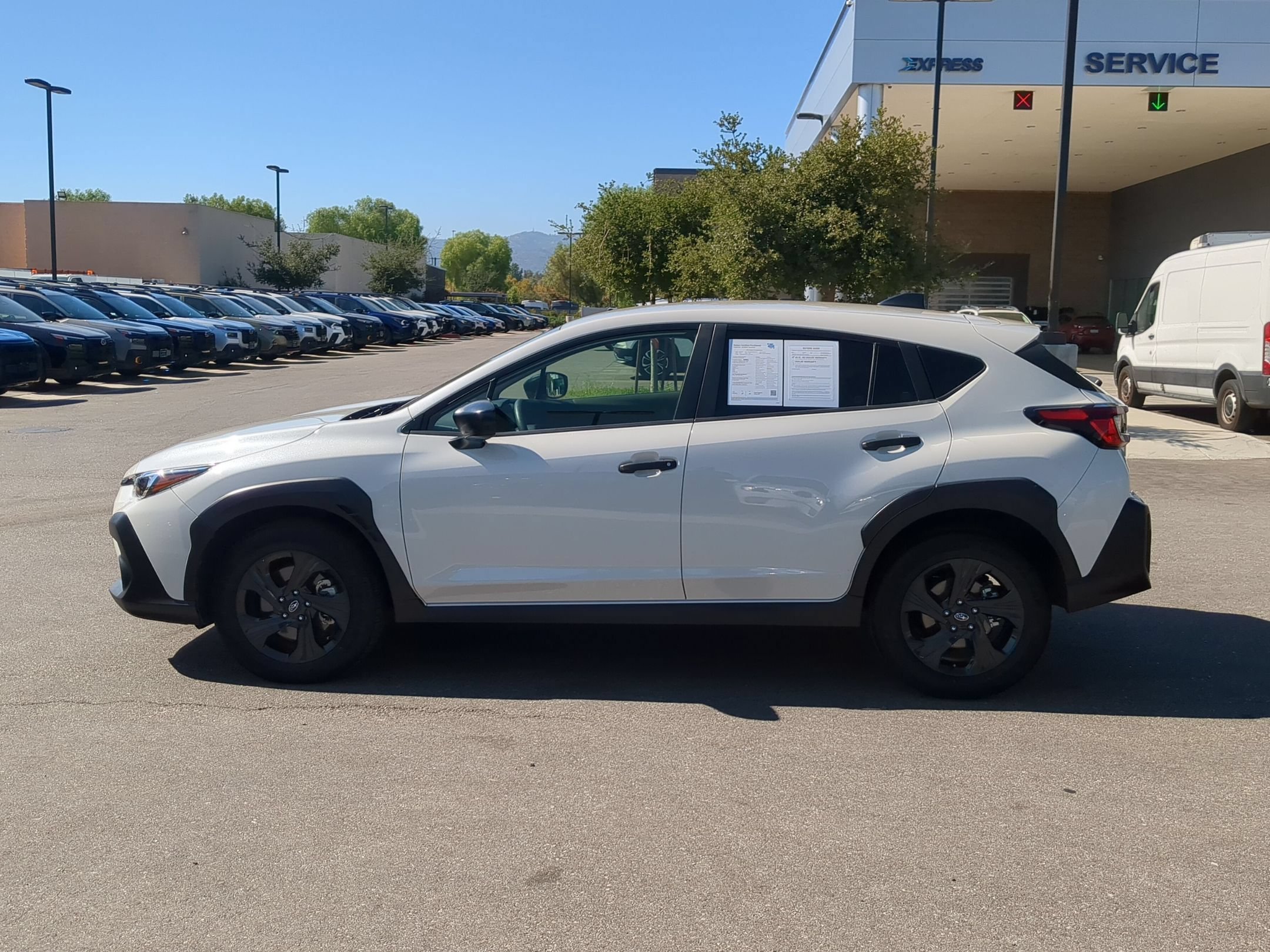 Certified Used 2024 Crystal White Pearl Subaru Base image 2