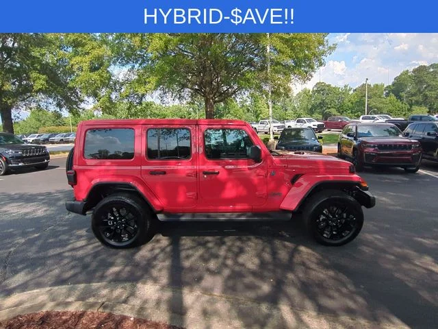 Used 2025 Red Jeep Sahara 4xe image 6
