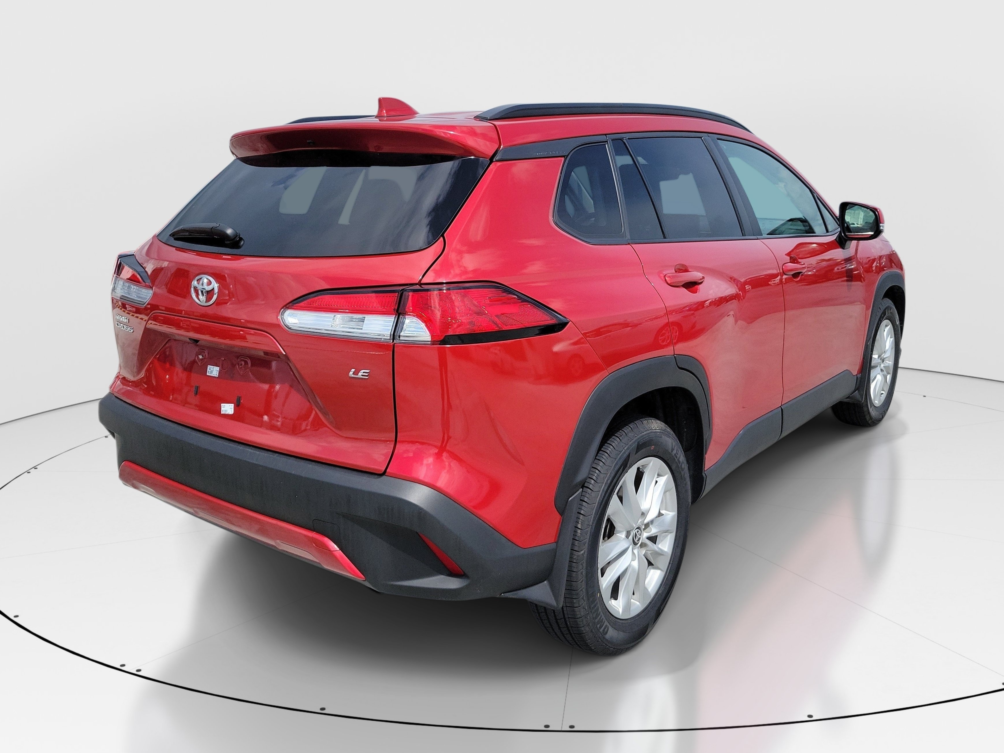 Certified Used 2024 Barcelona Red Metallic Toyota LE image 6