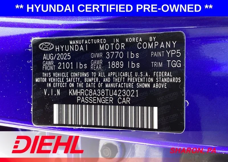 Used 2026 Blue Hyundai SEL image 22