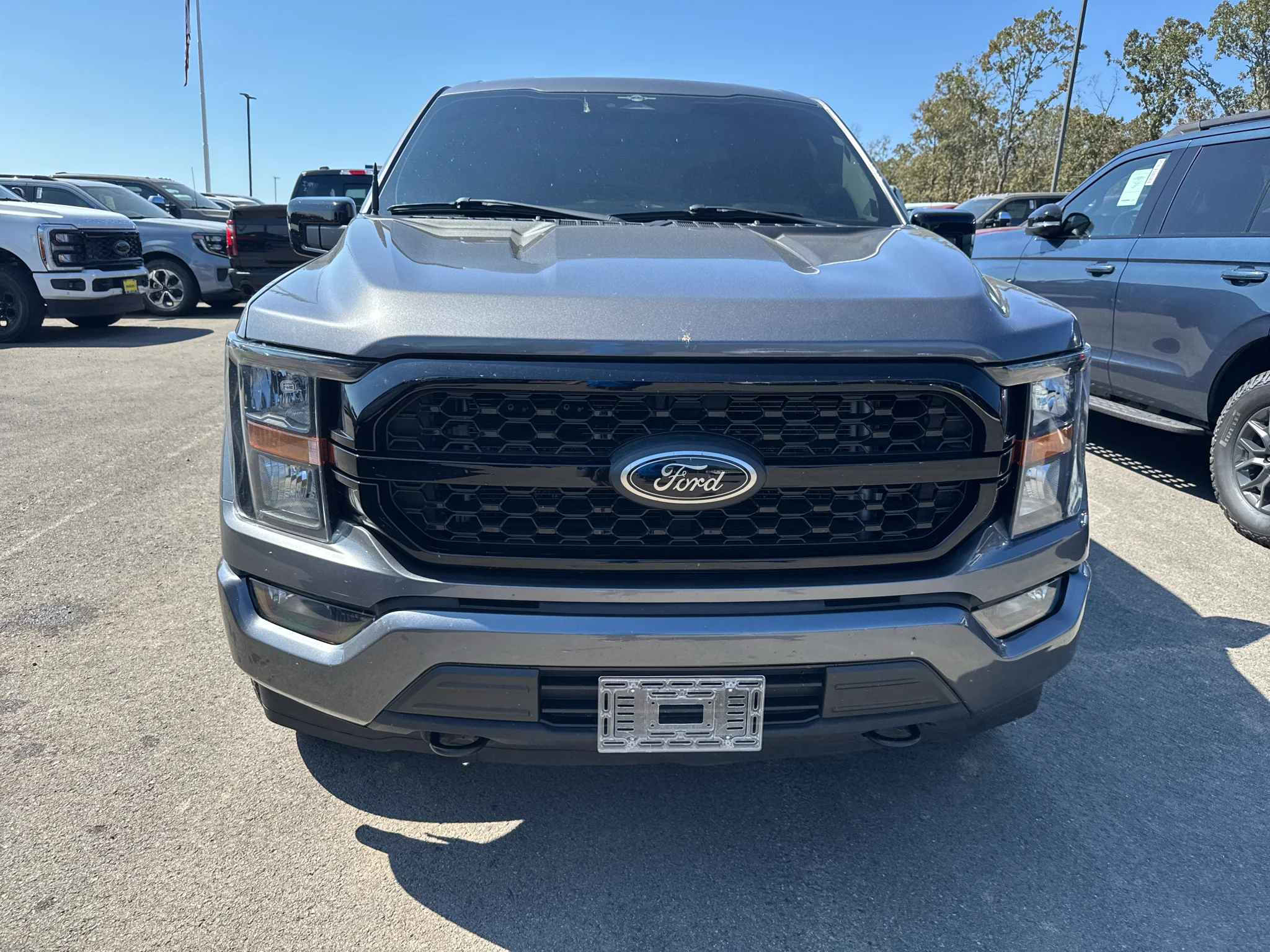 Used 2023 Carbonized Gray Metallic Ford XLT image 2