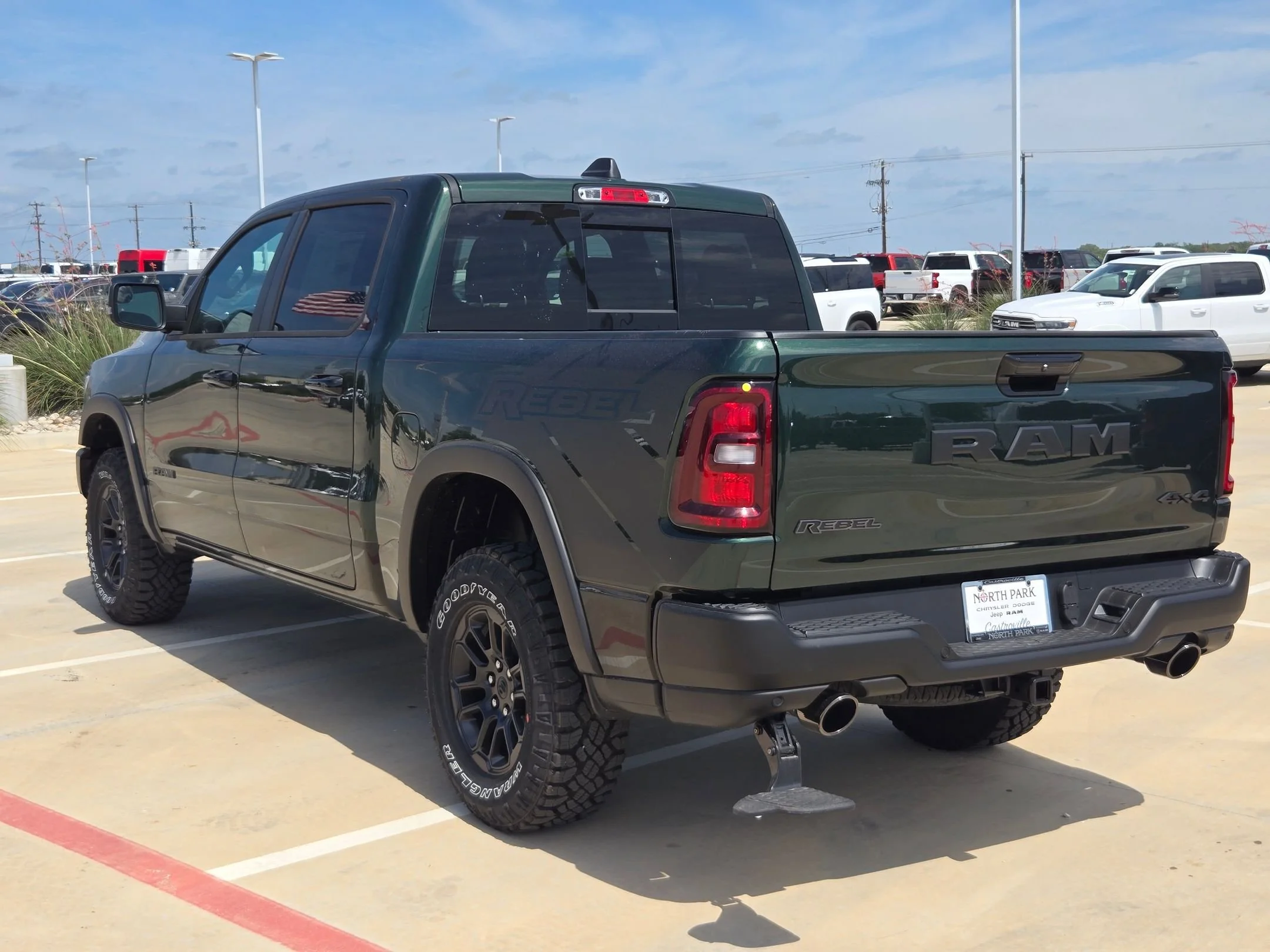 New 2026 Serrano-Green Metallic Exterior Paint RAM Rebel image 5