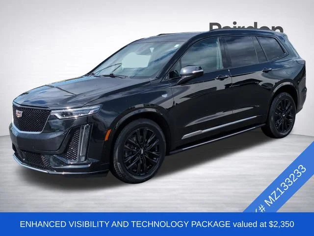 Used 2021 Stellar Black Metallic Cadillac Sport image 3