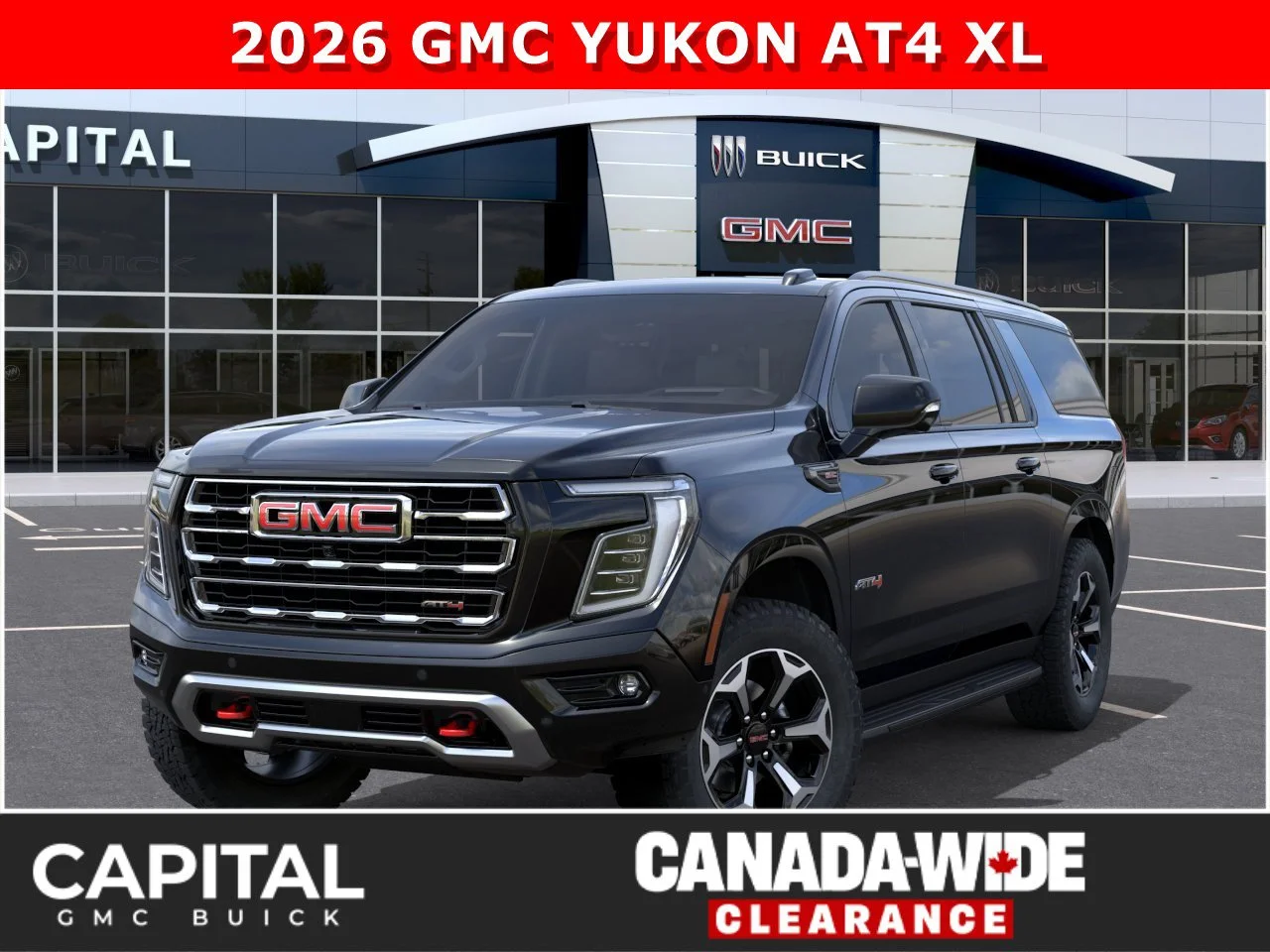 New 2026 ONYX BLACK GMC AT4 image 1