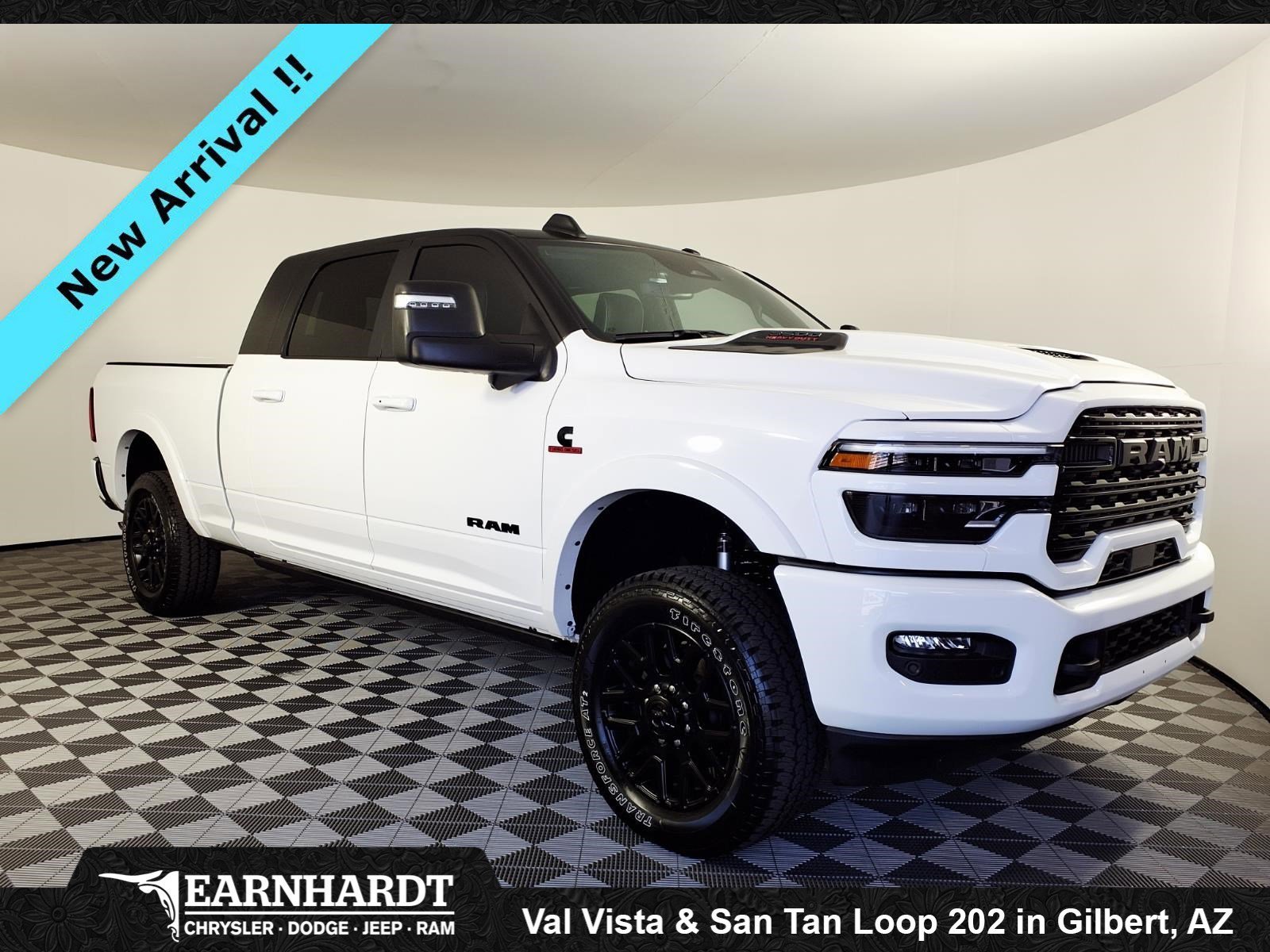 Used 2025 Bright White Clearcoat Ram Limited image 3