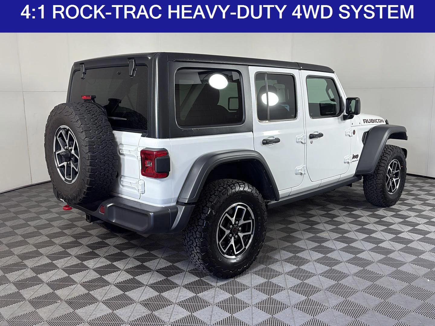 Used 2024 Bright White Clearcoat Jeep Rubicon image 5