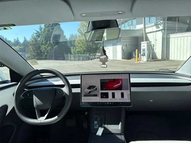 Used 2024 Pearl White Multi-Coat Tesla Base image 11