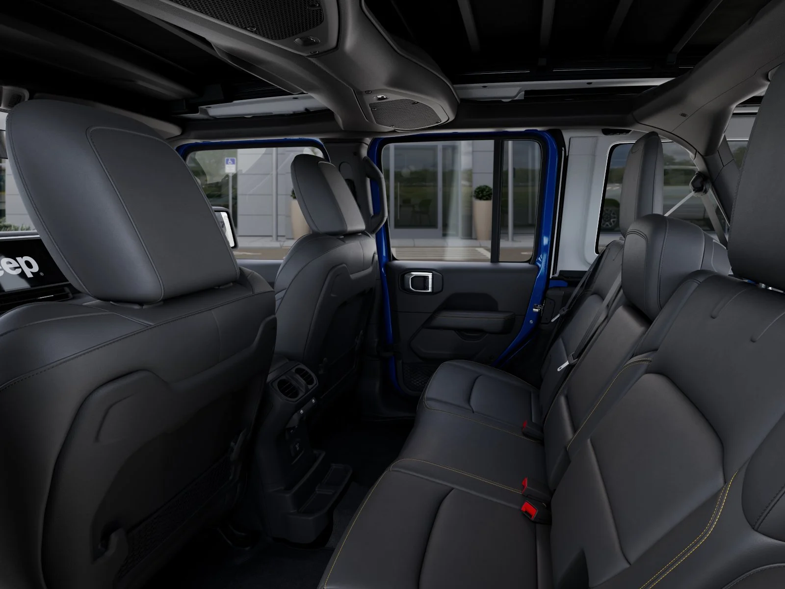 New 2026 Hydro Blue Pearl-Coat Exterior Paint Jeep Sahara image 33