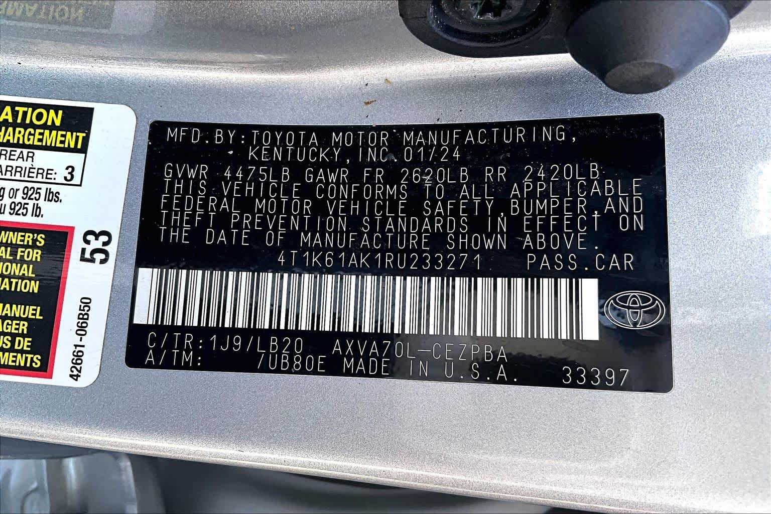 2024 Toyota Camry XSE - Photo 32
