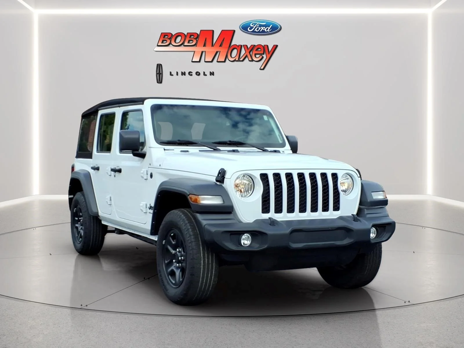 Used 2024 Bright White Clearcoat Jeep Sport image 3