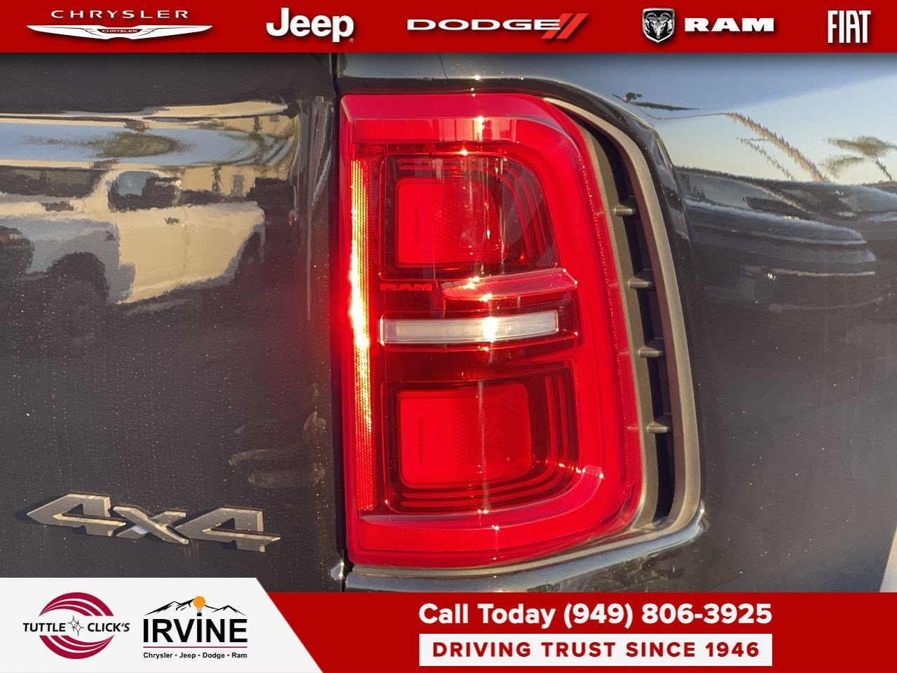 New 2026 Diamond Black Crystal Pearl-Coat Exterior Paint RAM RHO image 9