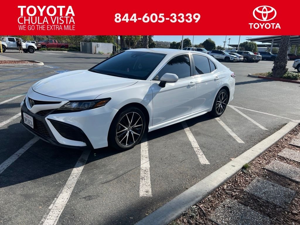 Used 2023 White Toyota SE image 1