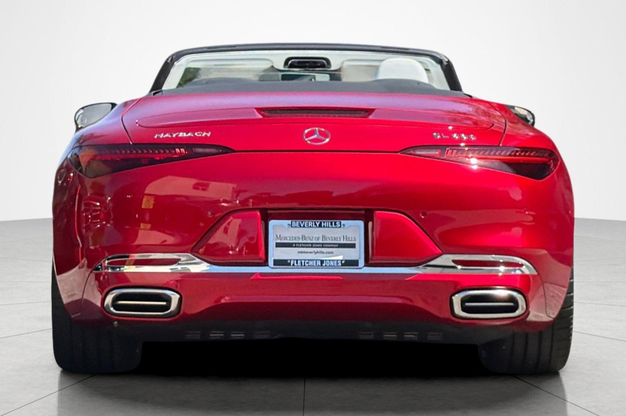 New 2026 MANUFAKTUR garnet red metallic (Red Ambiance) Mercedes-Benz Maybach SL 680 Monogram Series Roadster image 4