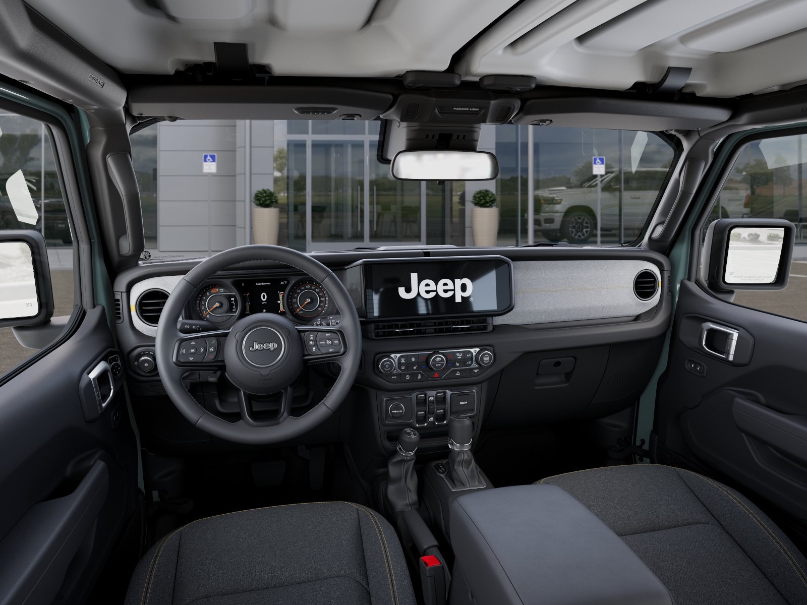 New 2026 Earl Clear-Coat Exterior Paint Jeep 4-Door Sport S 4x4 image 40