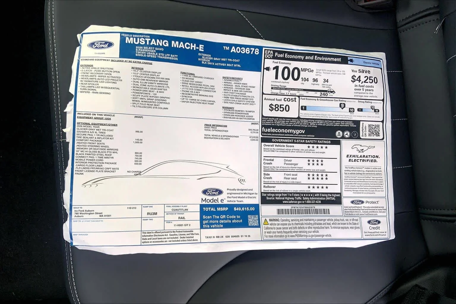 2026 Ford Mustang Mach-E Select - Photo 18
