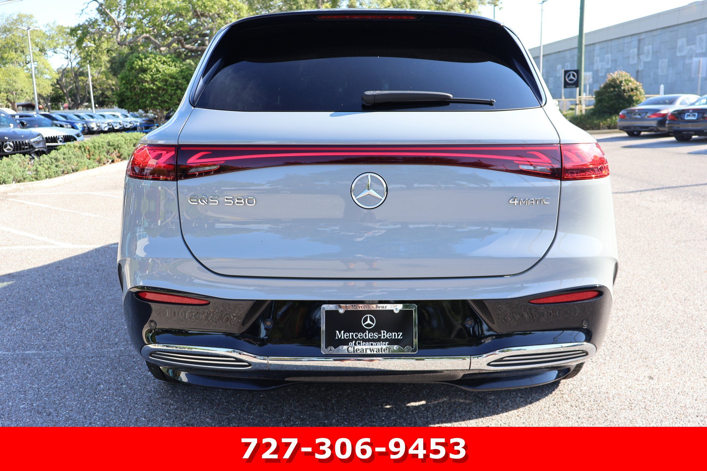 Certified Used 2023 MANUFAKTUR Alpine Gray Mercedes-Benz EQS 580 image 8