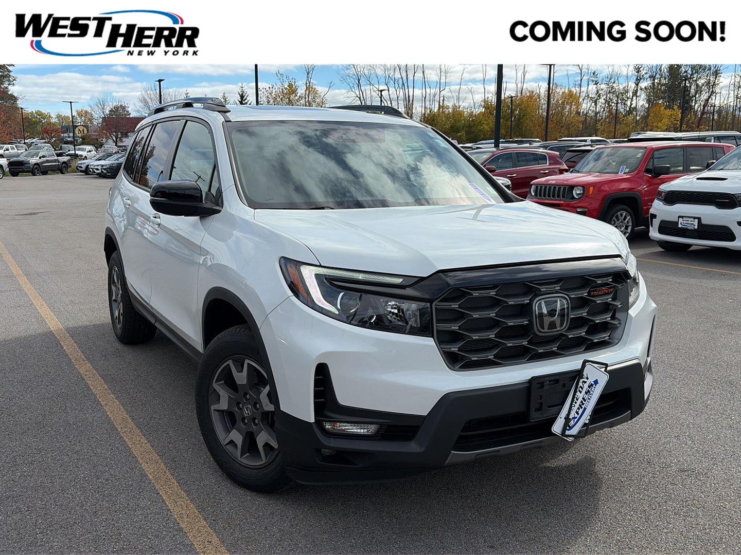 Used 2022 Platinum White Pearl Honda TrailSport image 1