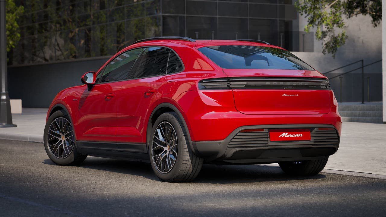 New 2026 Carmine Red Porsche 4 Electric image 3