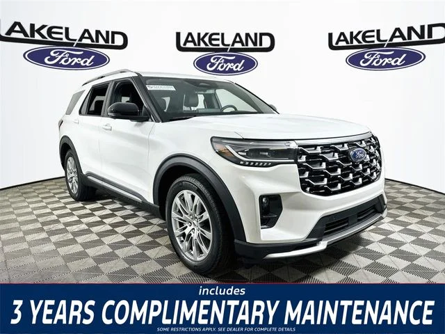 New 2026 Ford Explorer Platinum
