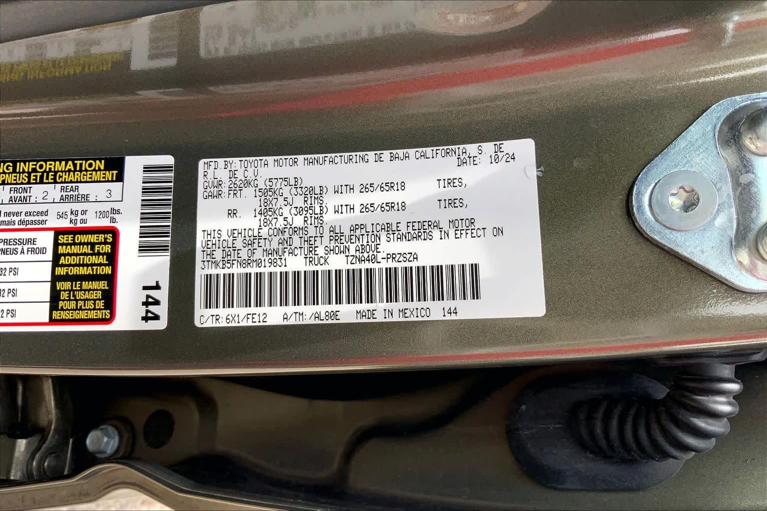 Used 2024 Bronze Oxide Toyota TRD Sport image 34