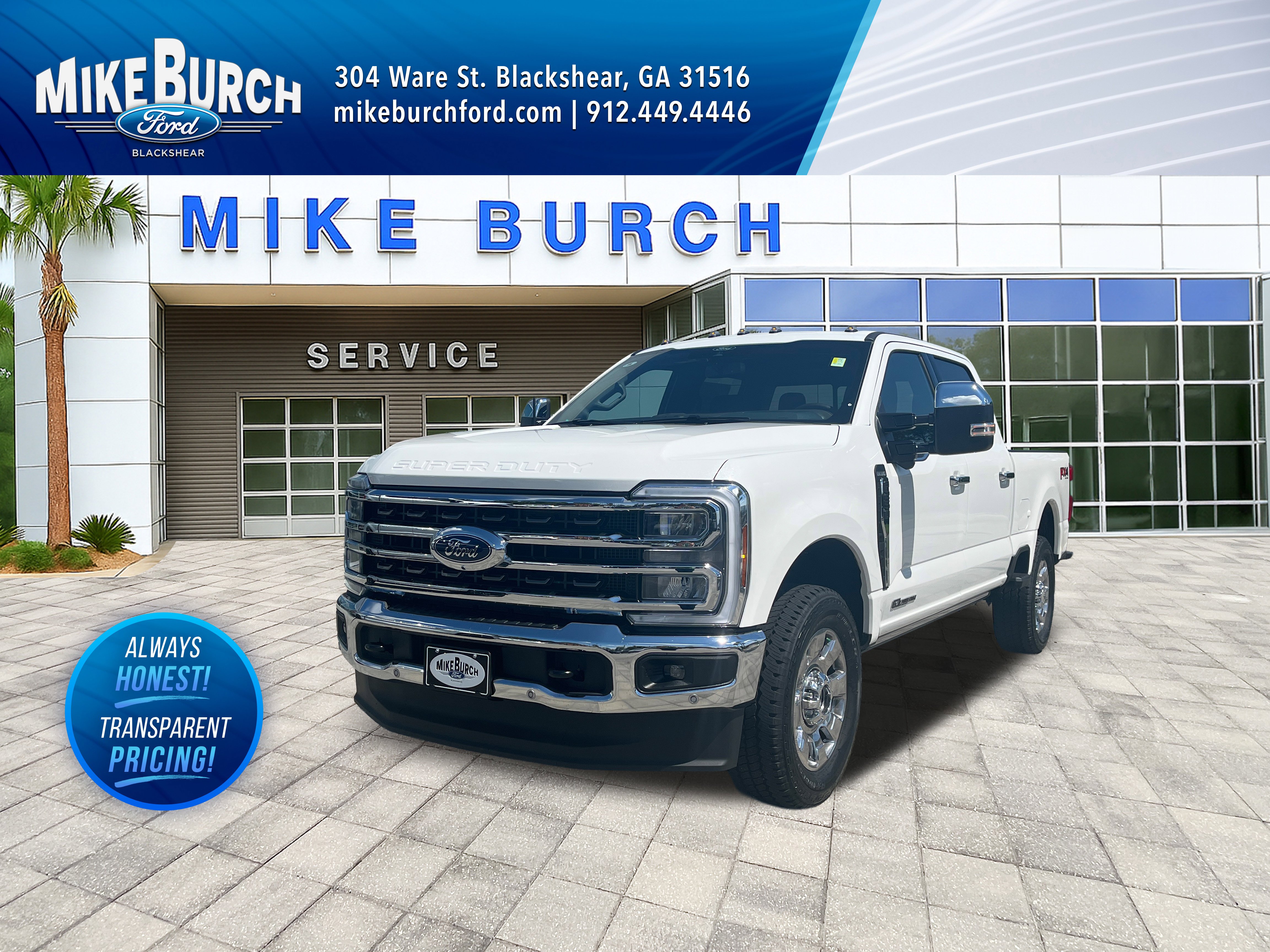 New 2026 Star White Metallic Tri-Coat Ford F-250® King Ranch® image 1