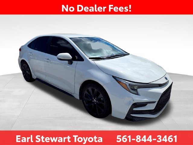Used 2025 White Toyota SE image 2