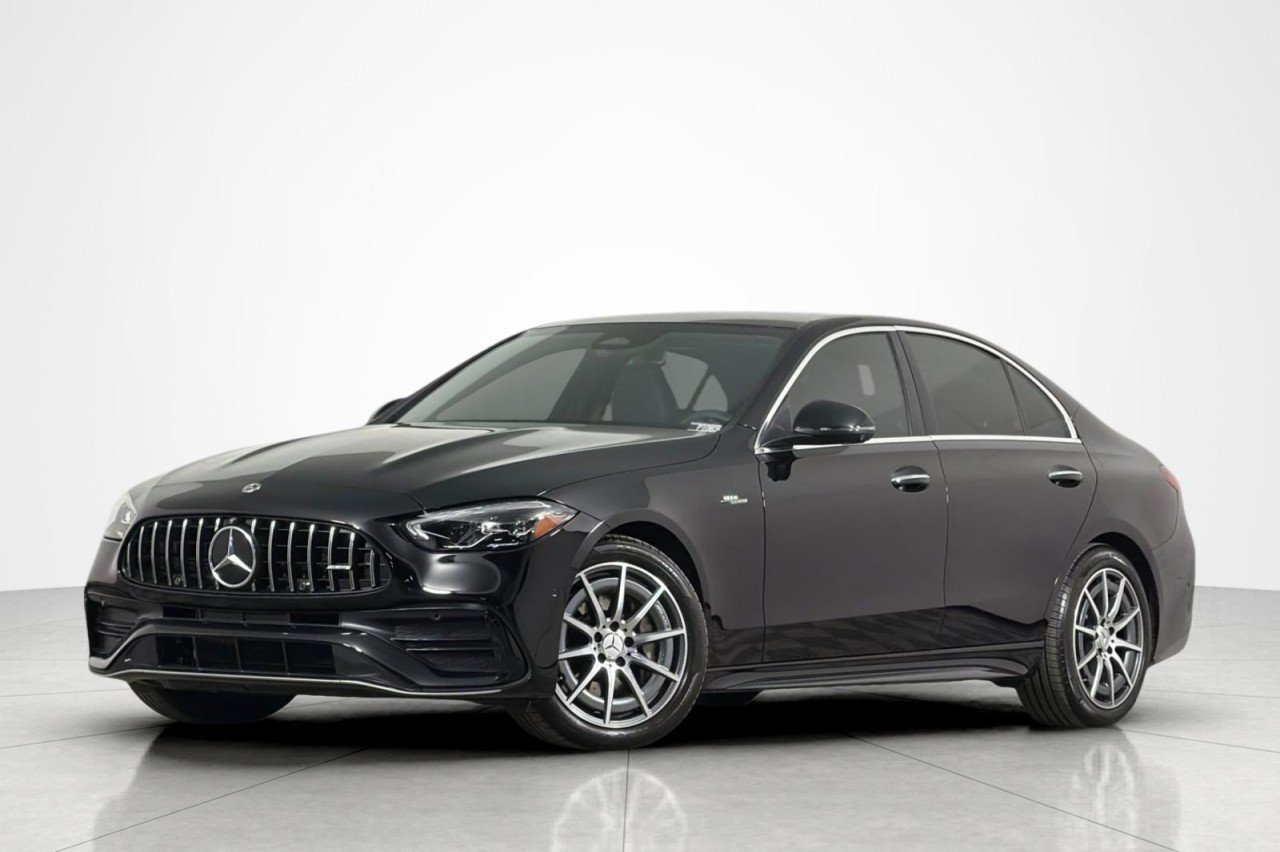 Used 2023 Black Mercedes-Benz AMG® C 43 image 1
