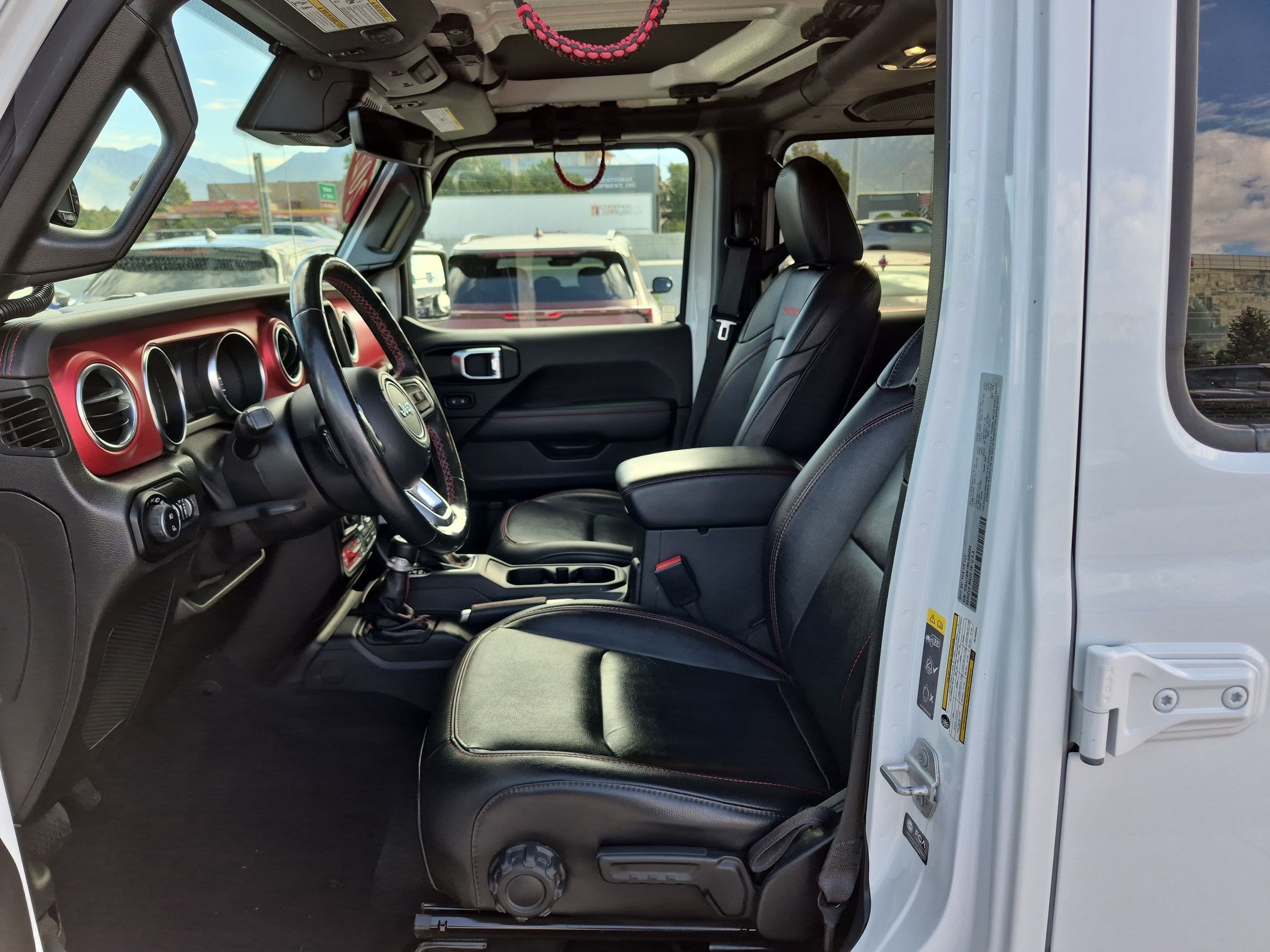 Certified Used 2021 Bright White Clearcoat Jeep Rubicon image 26