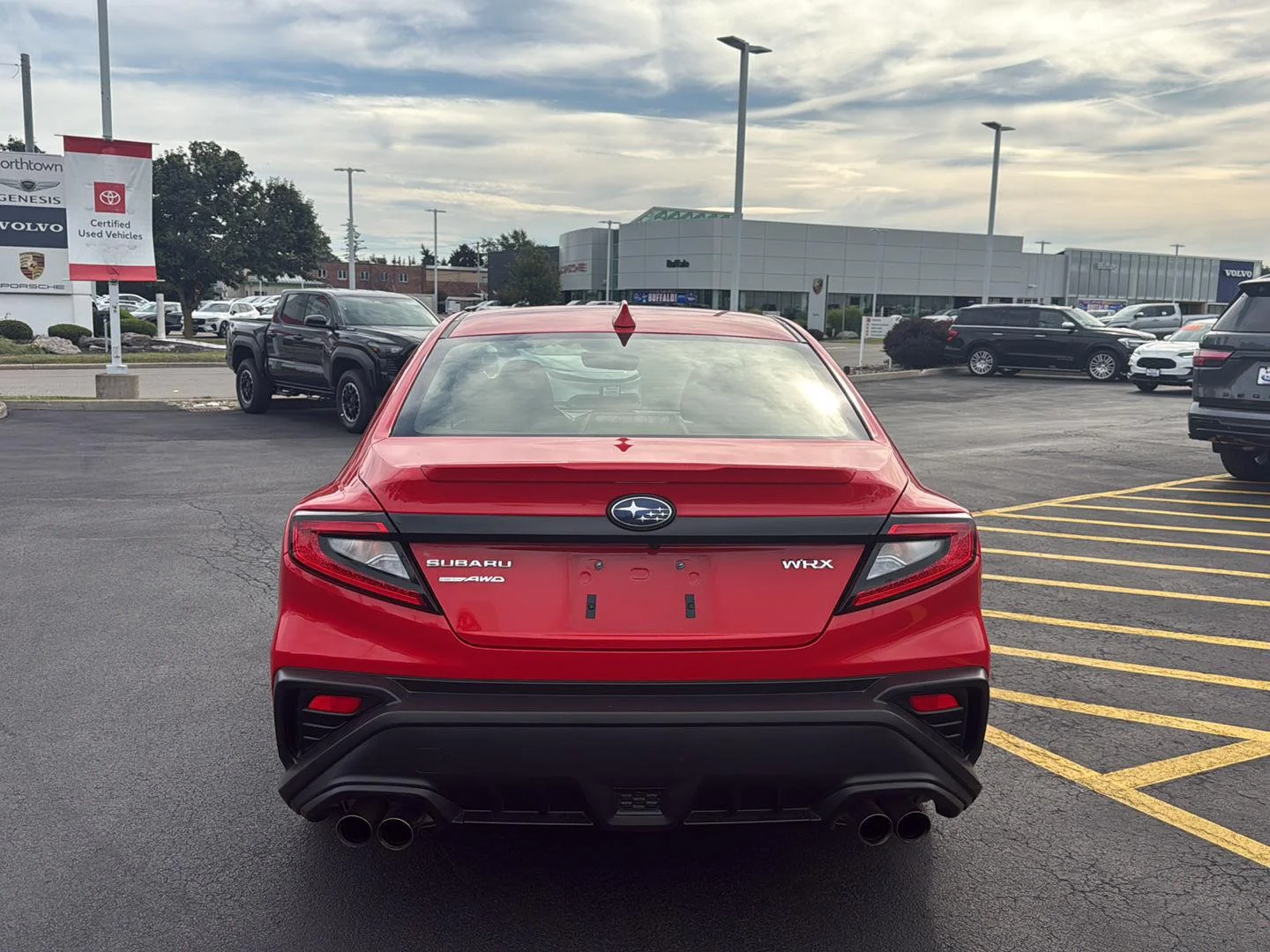 Used 2022 Ignition Red Subaru Premium image 4