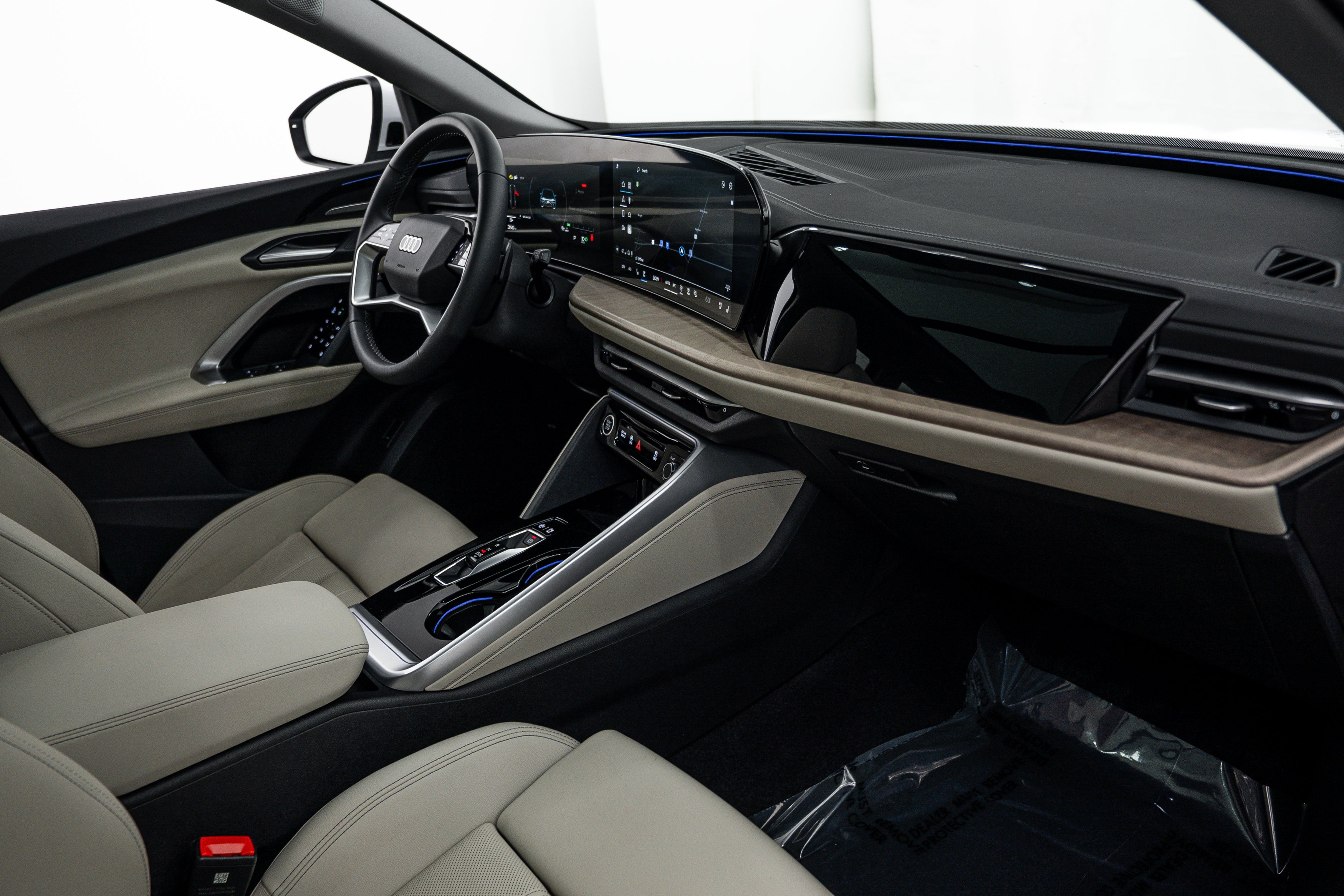 Used 2025 Glacier White Metallic Audi Premium Plus image 11