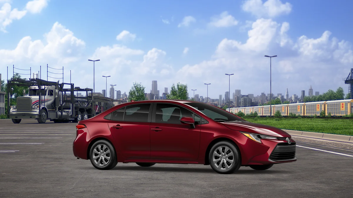 New 2026 Ruby Flare Pearl Toyota LE image 13