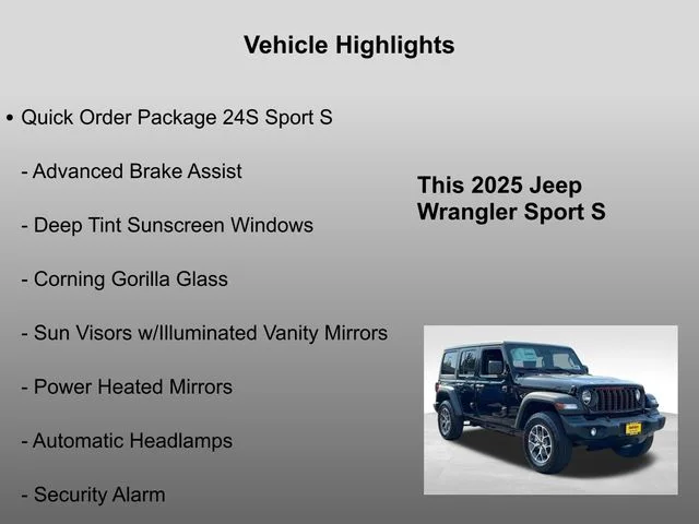 2025 Jeep Wrangler 4-Door Sport S - Photo 27