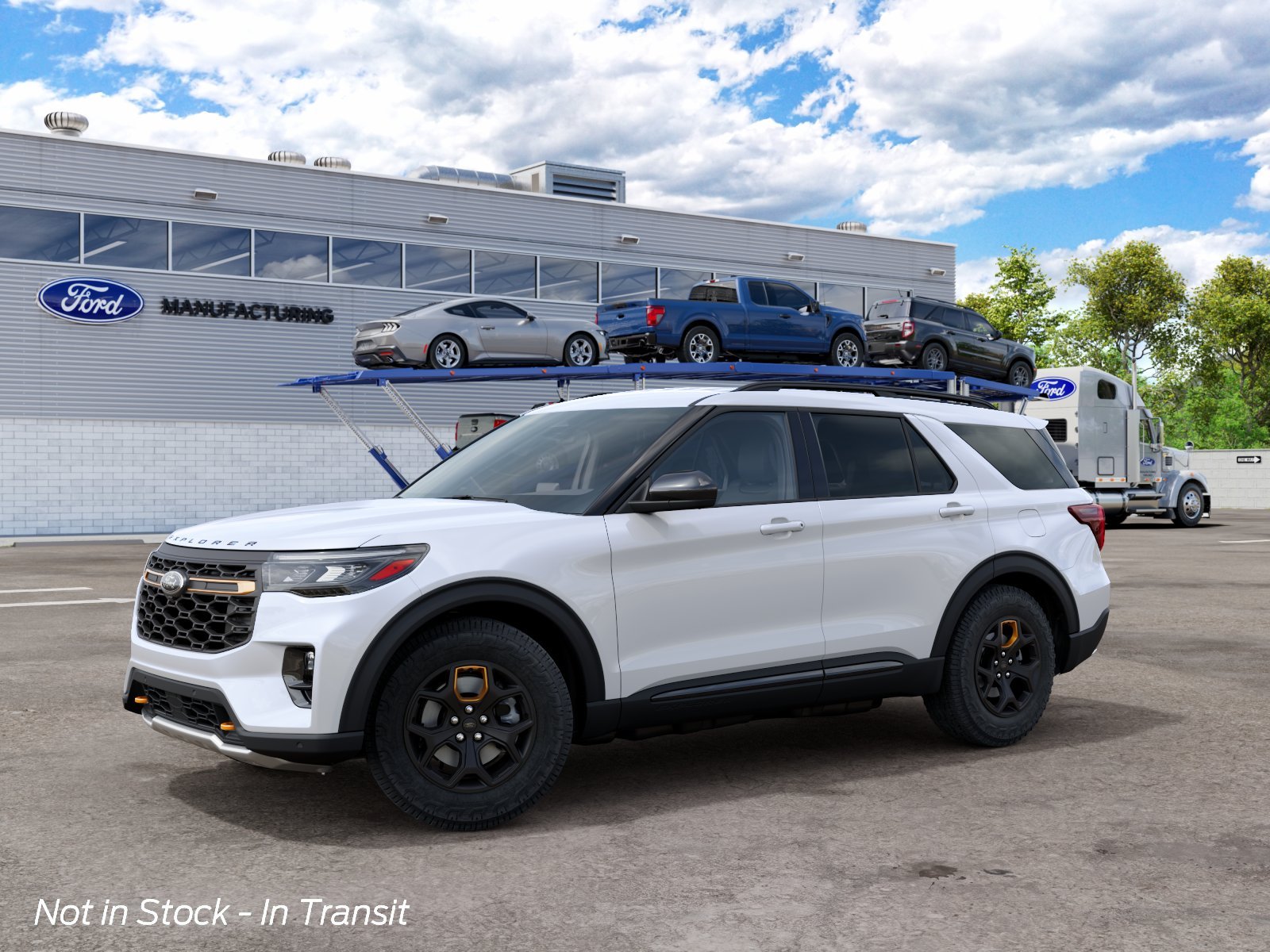 New 2027 White Metallic Ford Tremor image 2