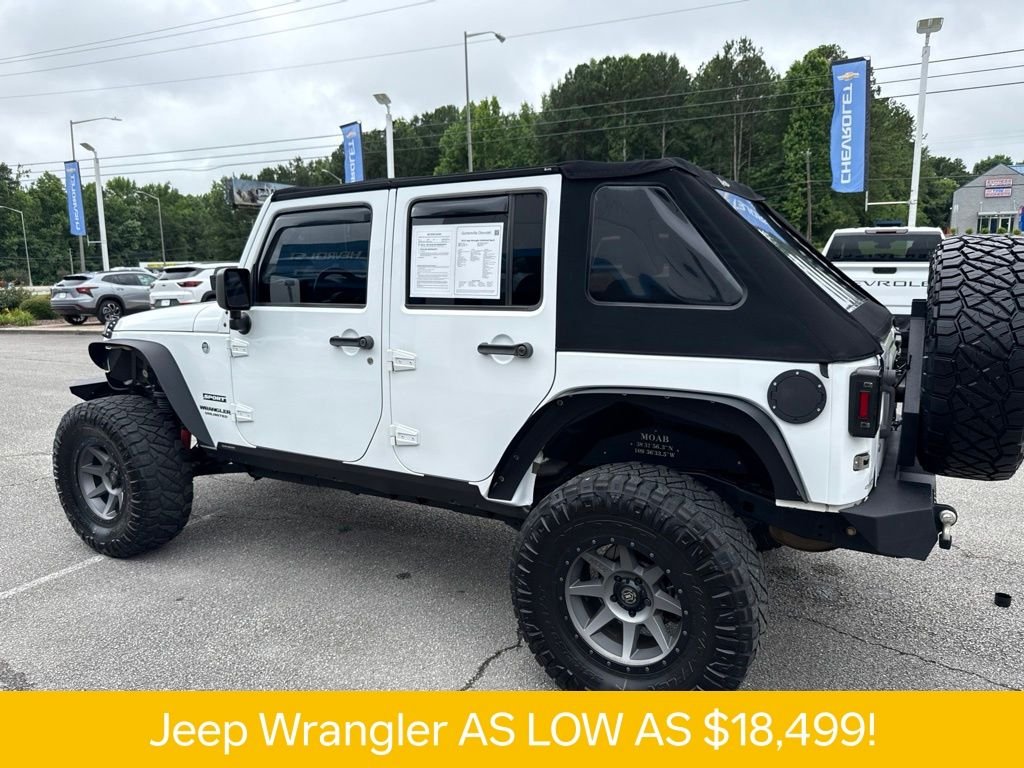 Used 2016 White Jeep Unlimited Sport image 23
