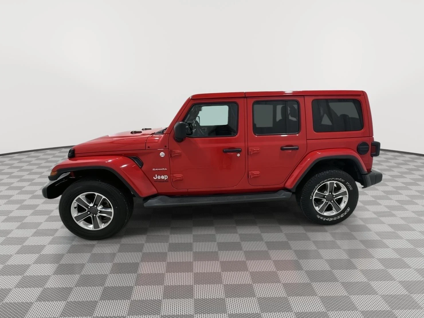 Used 2021 Jeep Wrangler Unlimited Sahara with VIN 1C4HJXEN7MW566267 for sale in Alexandria, Minnesota