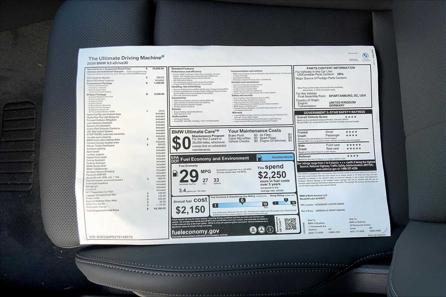 2026 BMW X3 30 - Photo 18