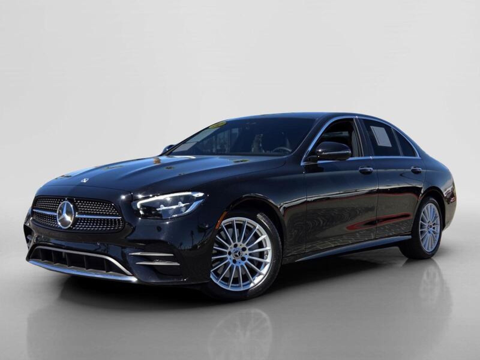 Certified Used 2022 Black Mercedes-Benz E 350 image 1