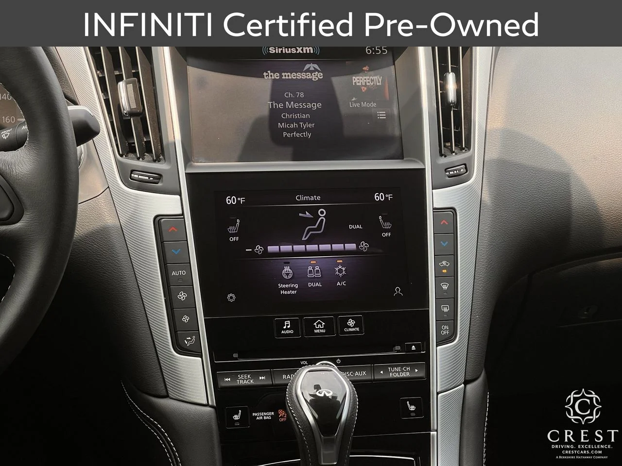 Certified Used 2023 Pure White INFINITI LUXE image 14