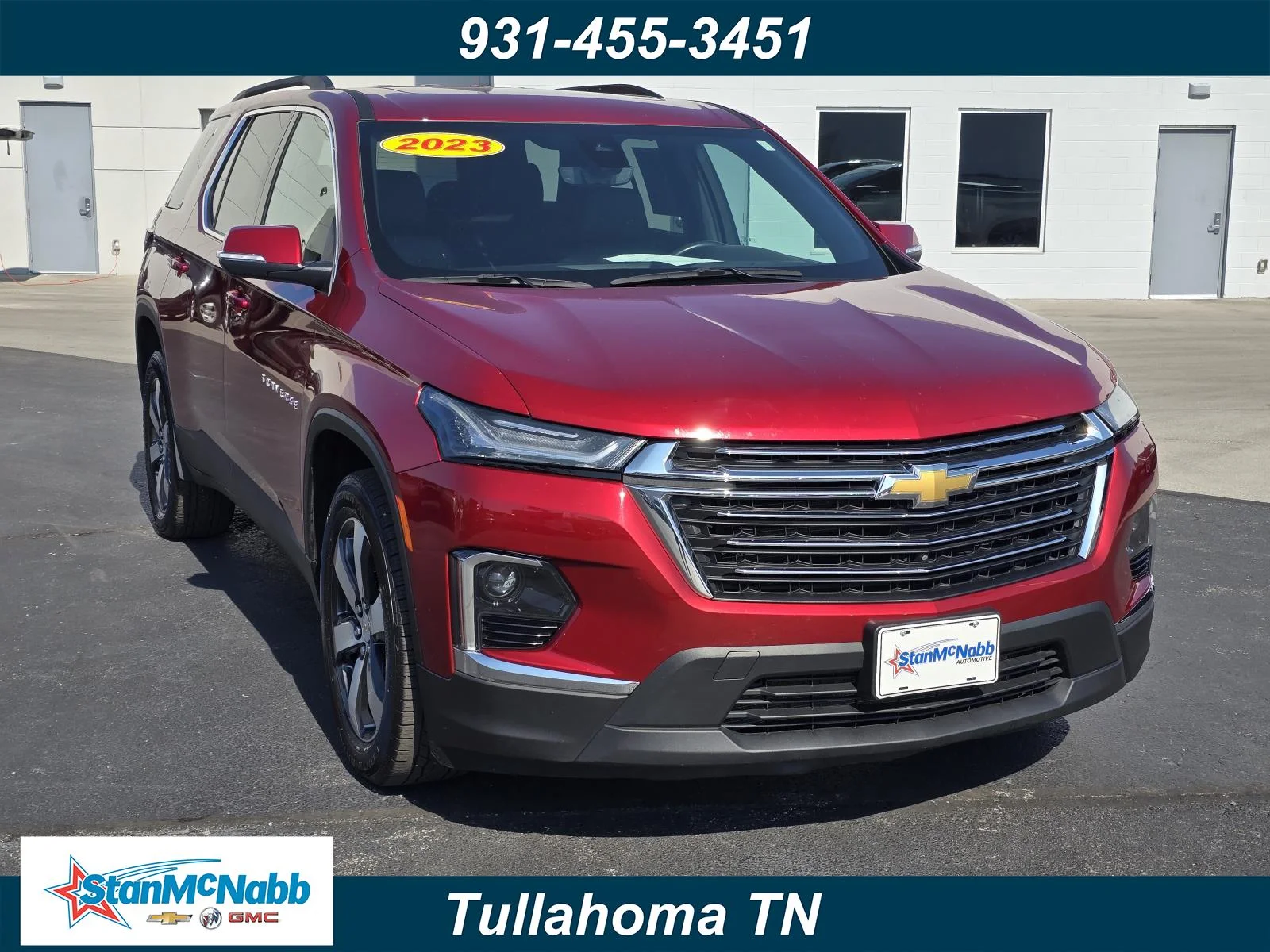 Used 2023 RADIANT RED TINTCOAT Chevrolet LT Leather image 1