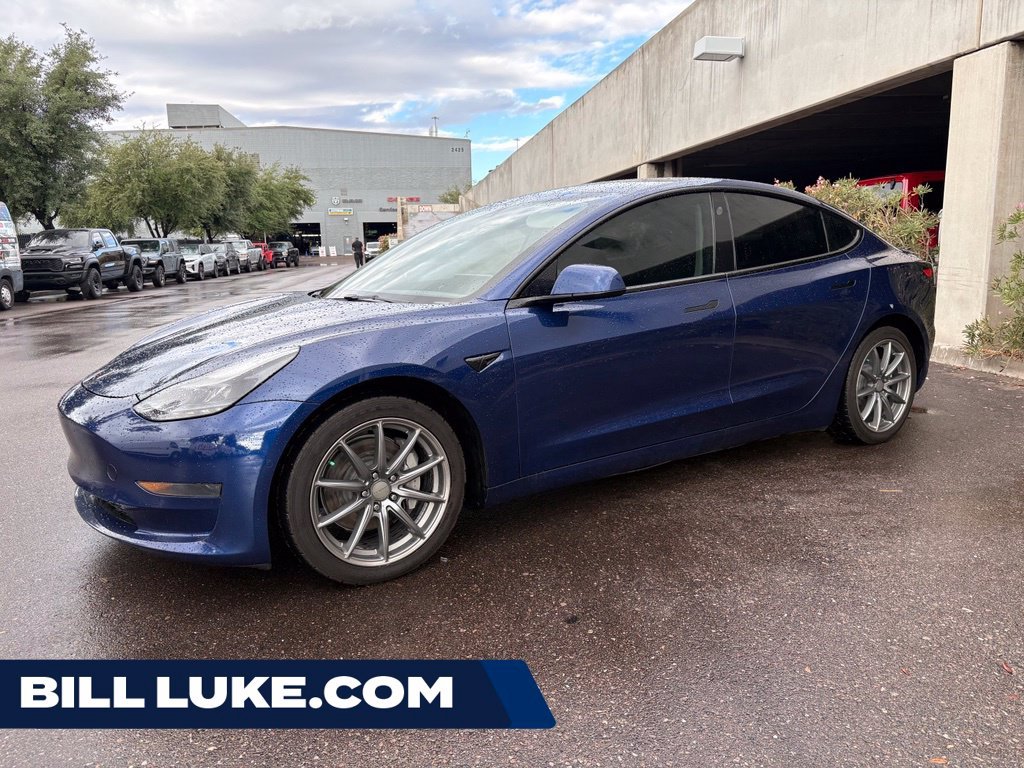 Used 2022 Blue Tesla Base image 1