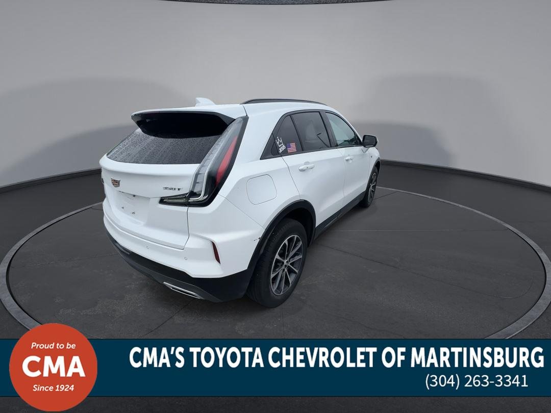 Used 2025 Crystal White Tricoat Cadillac AWD Sport image 8