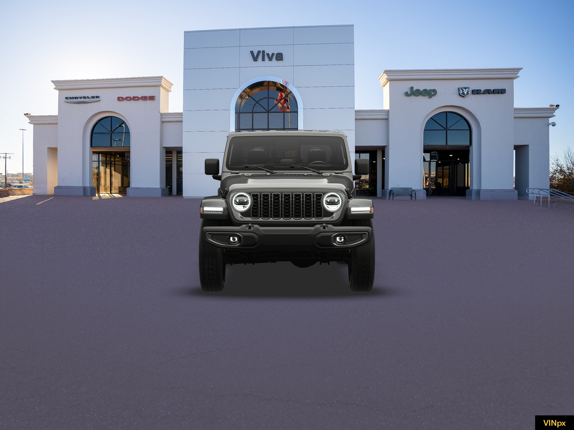 New 2026 Granite Crystal Metallic Clear-Coat Exterior Paint Jeep Sahara image 12