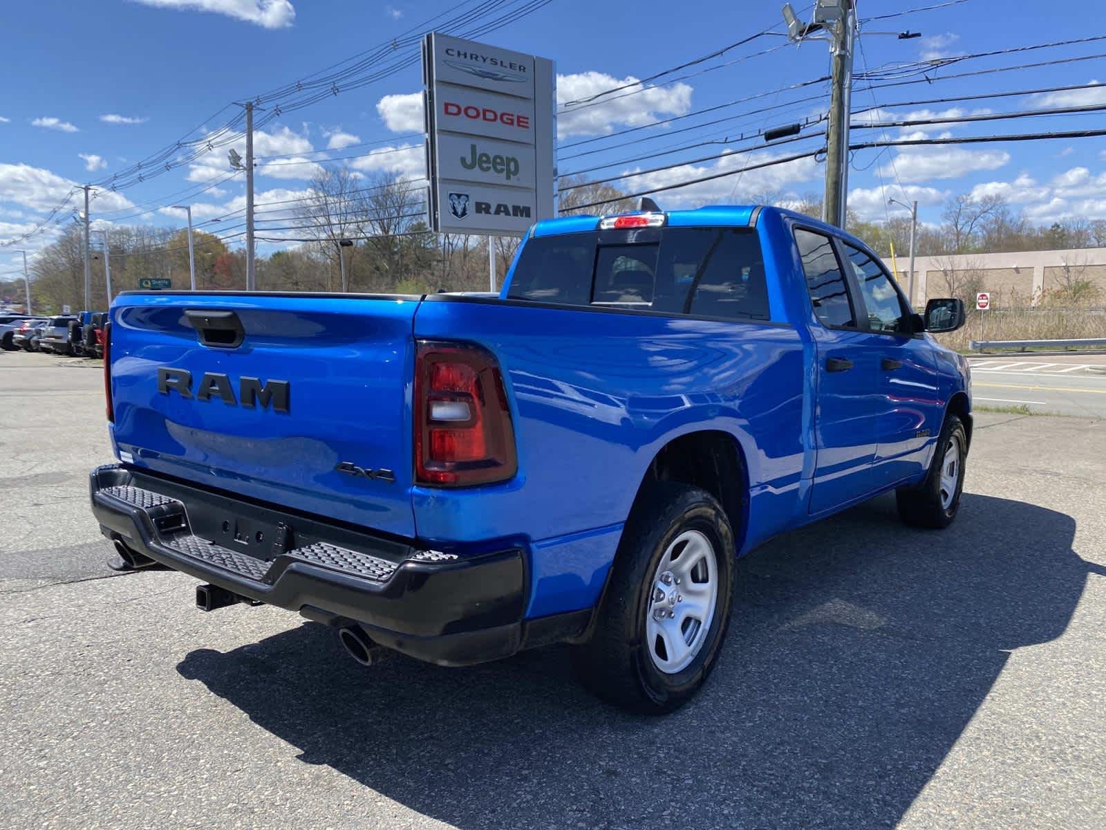 Certified Used 2025 Hydro Blue Pearlcoat Ram Tradesman image 3