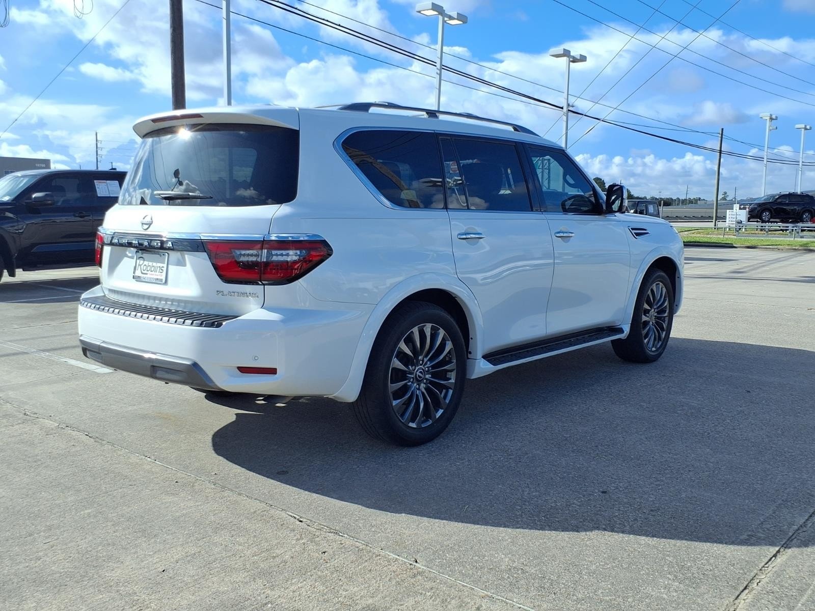 2022 Nissan Armada Platinum White at Price LeBlanc Nissan
