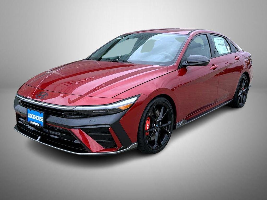 New 2026 Red Hyundai Sedan image 1