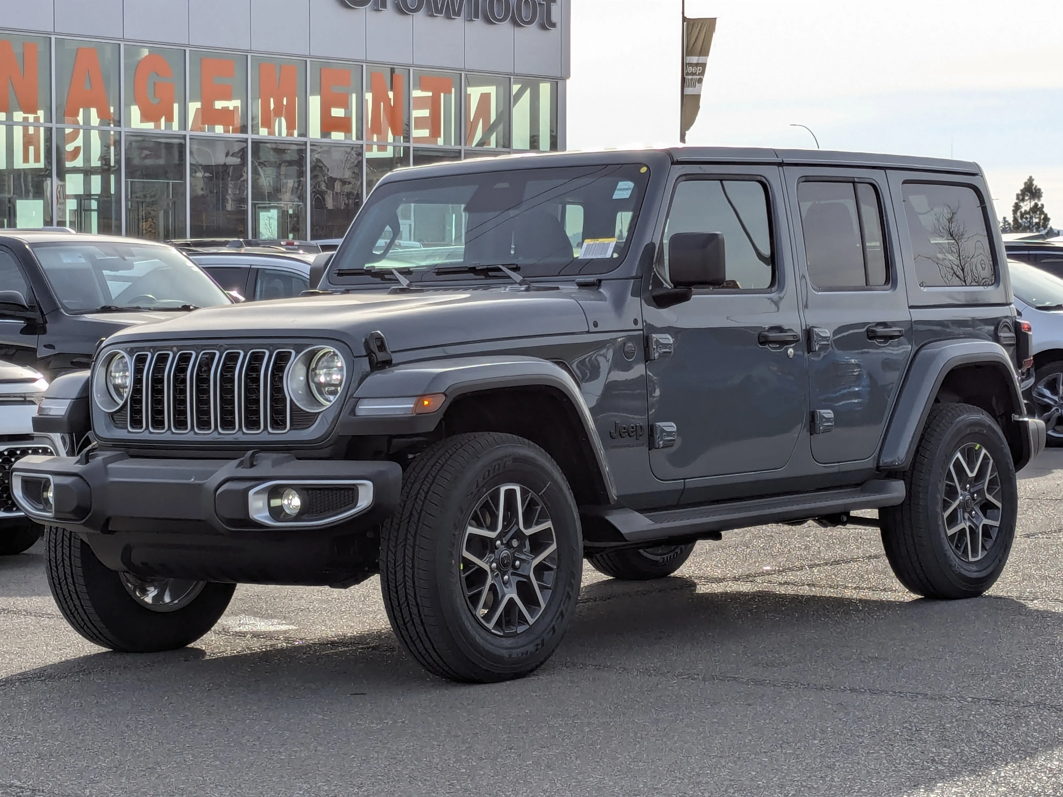New 2026 Dark blue Jeep Sahara - - McKinley Leather - Body-Color Top - Alpine Audio - Remote Start & tons more! image 4