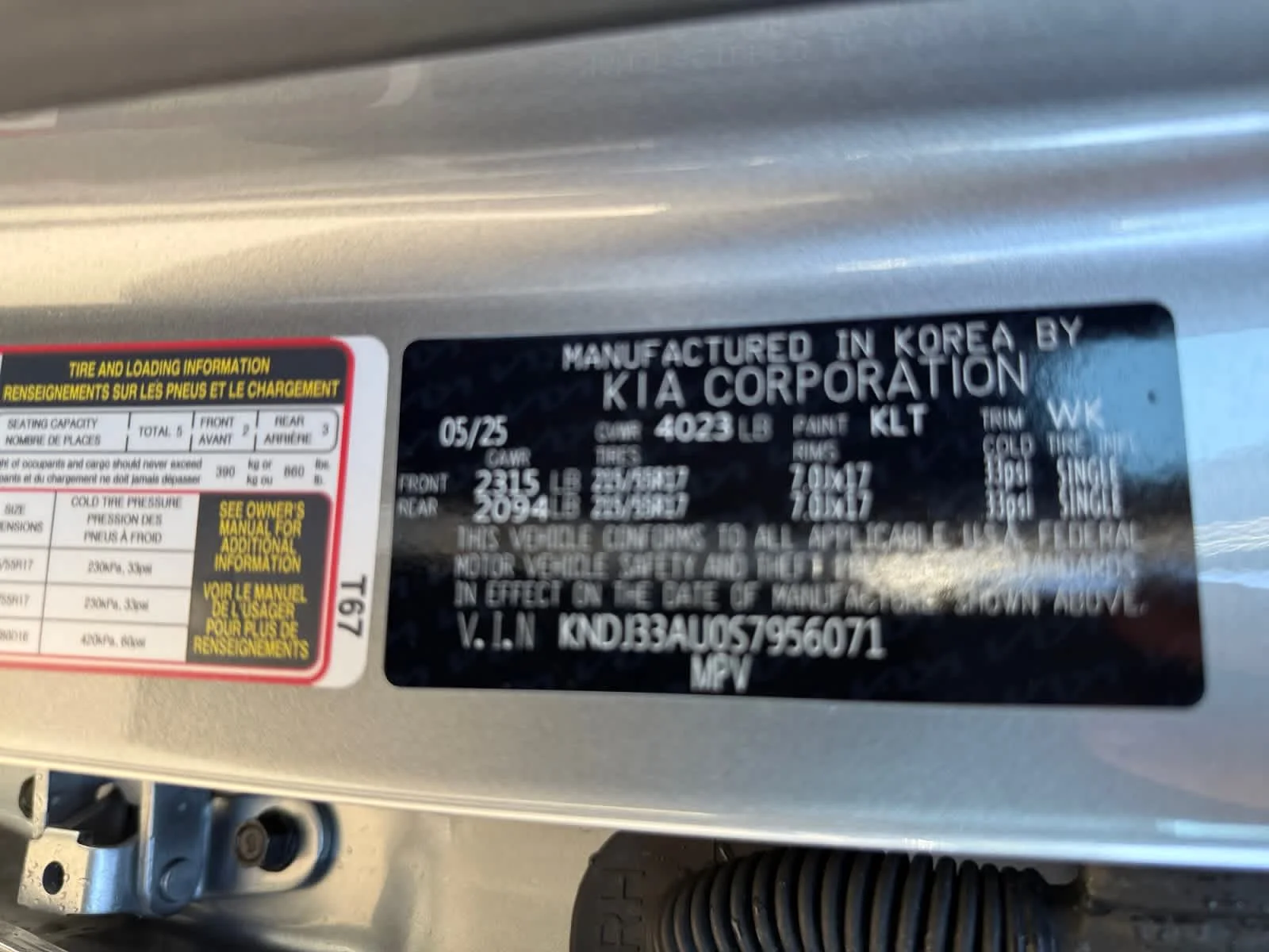 Used 2025 Steel Gray Kia EX image 25