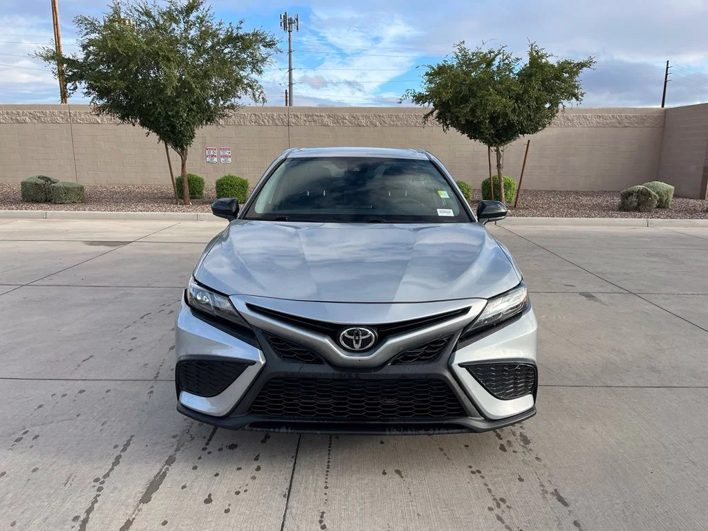 Certified Used 2021 Silver Toyota SE Nightshade image 2
