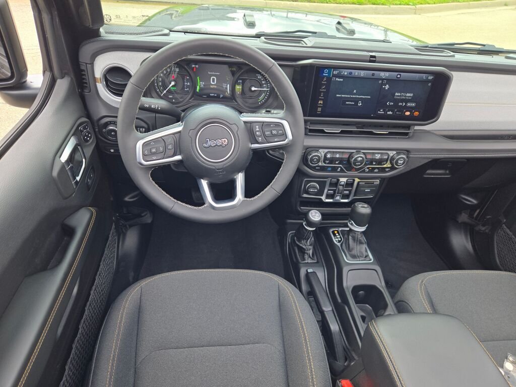 Certified Used 2025 Gray Jeep Sahara 4xe image 17